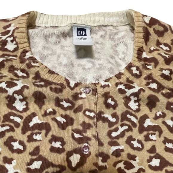Gap Animal Print Cotton Cardigan – XS Kids M - Picture 3 of 5